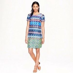J. Crew geometric shift dress